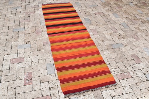 Tapis turc 2x8 vintage coureur - turc,