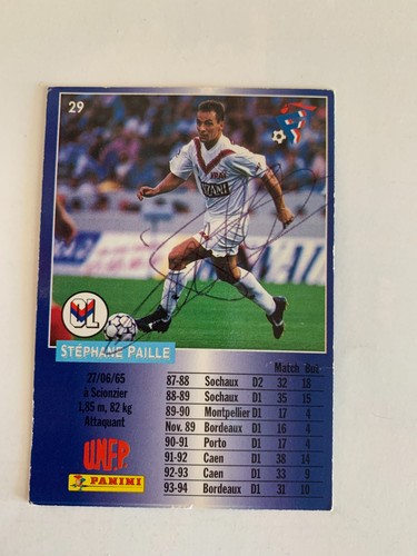 Carte panini 1995 - panini, stephane