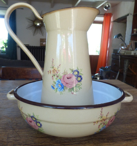 Ancien ensemble toilette - ensemble, de