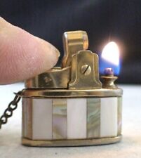BRIQUET Ancien *> RUBY Nacré Mini type port clé <* LIGHTER Feuerzeug Accendino
