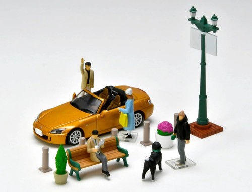 Tomica diorama avec - -,