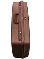 ANCIENNE VALISE DE VOYAGE DELSEY A CLE COQUE RIGIDE