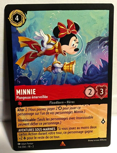 Carte disney lorcana - carte, minnie