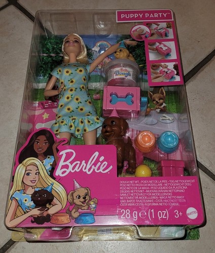 Barbie puppy party neuf - barbie,