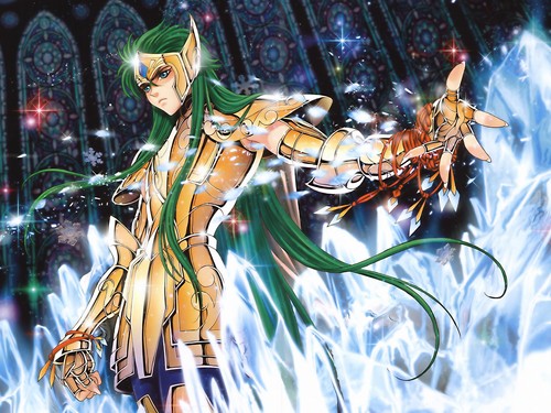 Anime saint seiya zodiac green