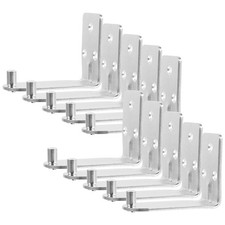  Support d'extincteur robuste en forme de L, crochets muraux pour extincteur, 10