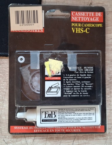 Cassette nettoyage vhs c - de, vhs-c