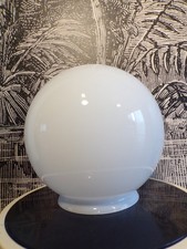 GLOBE OPALINE BLANCHE Ø25