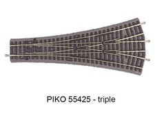PIKO Aiguillage triple W3 -