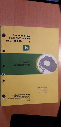 John deere tracteur 8100 - john,