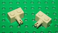 Lego Tan Brick 1x2 with Pin