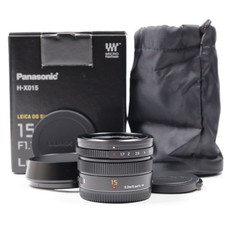 Panasonic LEICA DG SUMMILUX 15mm F1.7 ASPH. Noir [Presque inutilisé] #4785C
