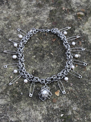 Collier fait main acier - fait,