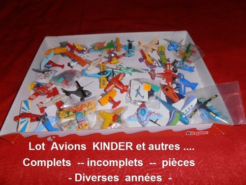Lot anciens kinder - anciens,