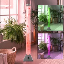 Colonne D'Eau à Bulles Lampadaire Lampe Salle à Manger Couleur RGB LED 122 CM