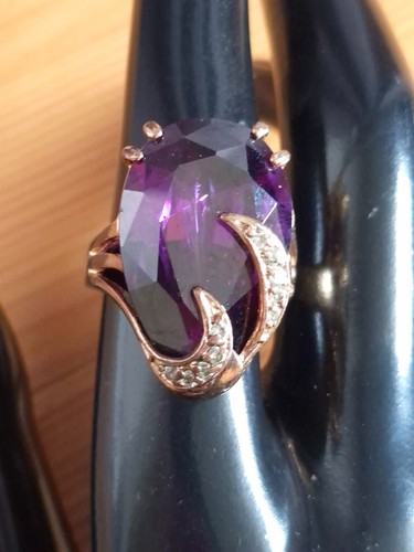 Grande bague vintage pierre - bague,