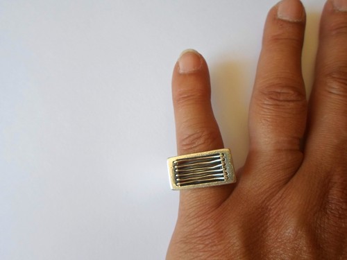 Bague argent massif - bague,