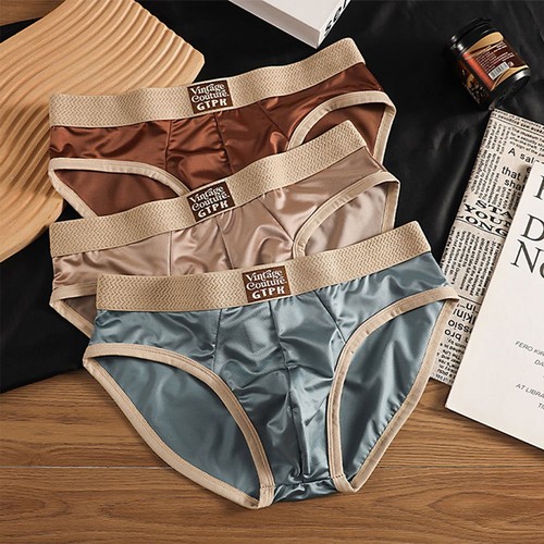 Slip homme satin - , glacée