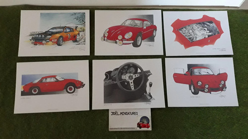Lot cartes postales dessins - lot,