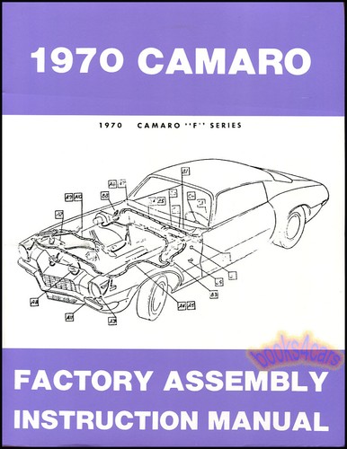 Camaro manuel 1970 - manuel, assemblage