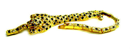 Sparkly cheetah bracelet - , made