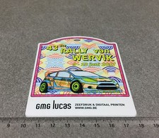 PETITE PLAQUE PVC 43EM RALLY