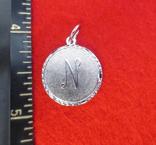 14kt blanc lettre - ep, rond