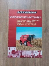BROCHURE TRACTEUR MOISSONNEUSE LAVERDA PROSPEKT TRAKTOR TRACTOR 