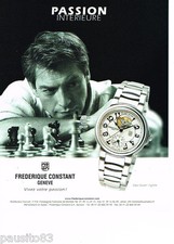 PUBLICITE ADVERTISING 075  2002  FREDERIQUE CONSTANT montre COEUR OUVERT HIGHLIF
