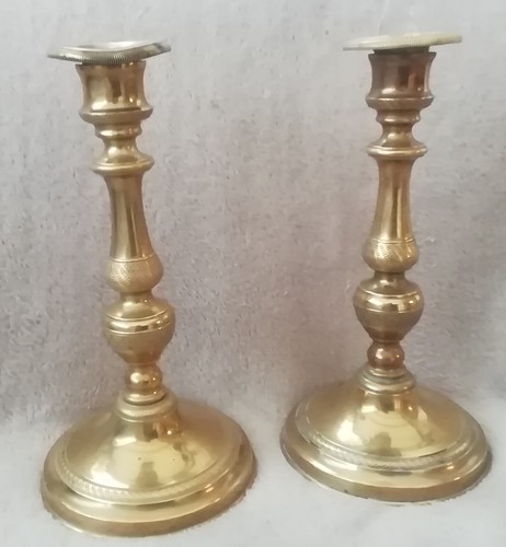 Paire flambeaux bougeoirs - paire, de