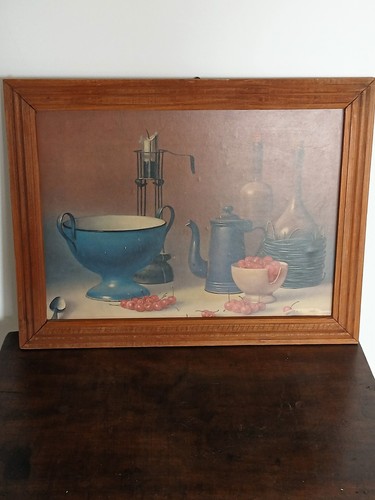 Tableau nature morte vintage - nature,