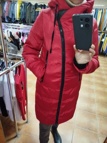 Manteau femme rouge - , polyamide