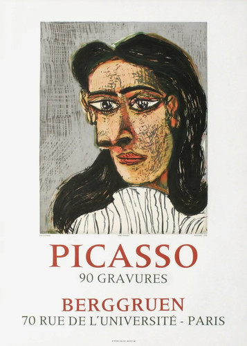 Pablo picasso affiche expo - pablo,