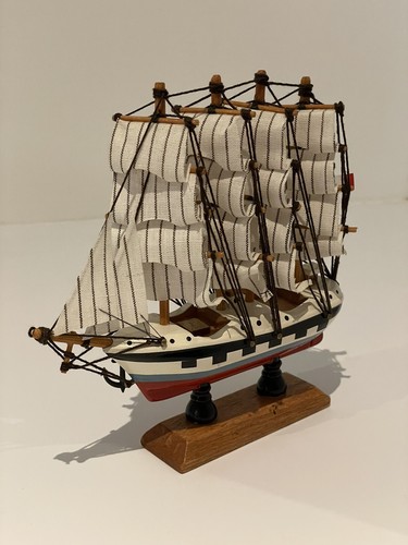 Maquette bateau voile bois - bateau,
