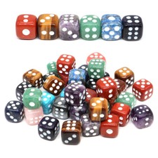 15MM D6 Dice Natural Stones