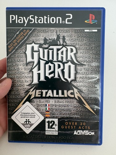 Jeu ps2 guitar hero metallica - jeu,