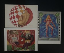 3 CARTES POSTALES FEMME - SEXY