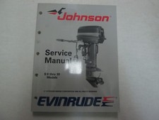 1989 Johnson Evinrude 9.9 Thru 30 Service Réparation Atelier Manuel