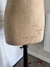 Ancien mannequin couture  STOCKMAN sur pied Napoléon 3 / Mercerie Meuble Métier