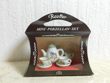 Reutter Miniature Porcelaine Set Maison de Poupée en Boîte