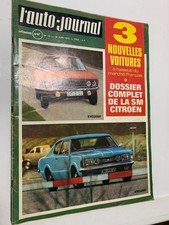 L'AUTO-JOURNAL du 18/06/1970; Essai SM citroën/ Triumph Stag/ Simca 1100s/ 26 M