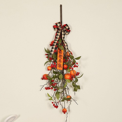 Pomegranate teardrop swag - pomegranate,