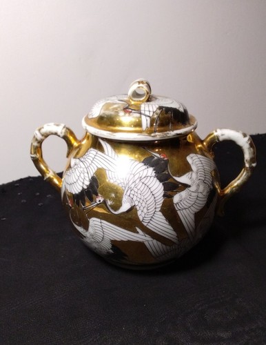 Ancien sucrier pot couvert - sucrier,,