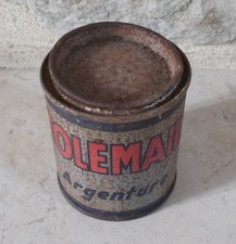 Ancienne boite Metal Argenture TOLEMAIL Bisseuil France vintage vtg