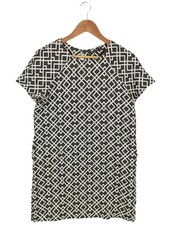 ZARA BASIC Robe ballon Dames Robe T EU 40 gris clair style décontracté