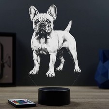 Lampe illusion 3D Animal Chien