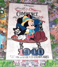 PIN LE 425 TRADING EVENT MICKEY PINOCCHIO JIMINY FIGARO CAT DISNEYLAND PARIS DLP
