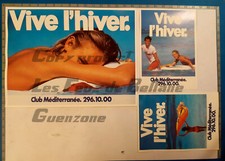 CLUB MED VIVE L'HIVER lot publicité document advert 