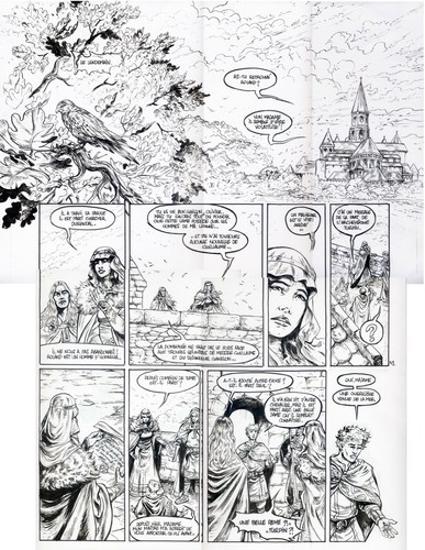 Planche originale durandal - bd,