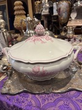 manufacture royale de limoges ancienne soupiere a decor floral